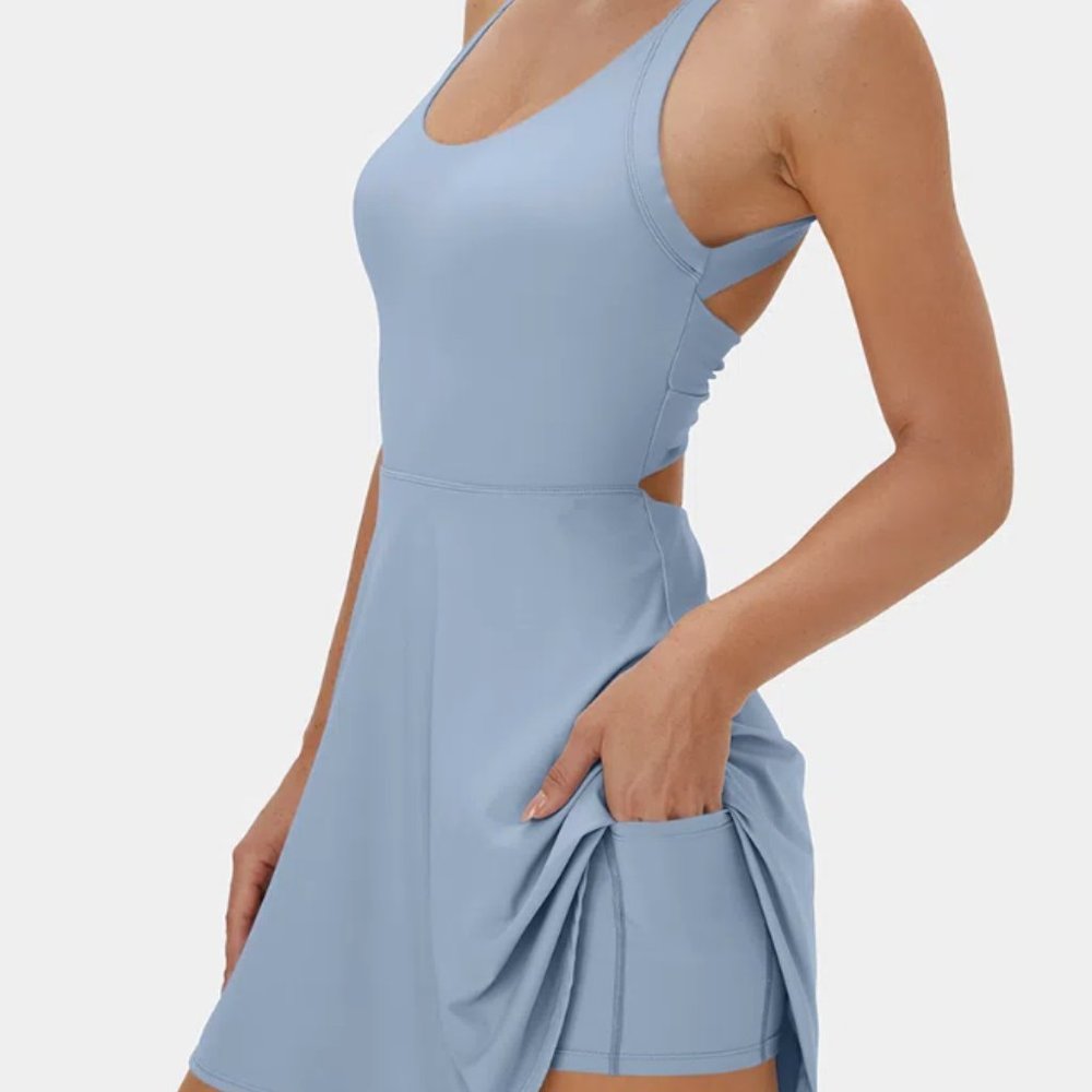 Halara Light Blue Tennis Dress
